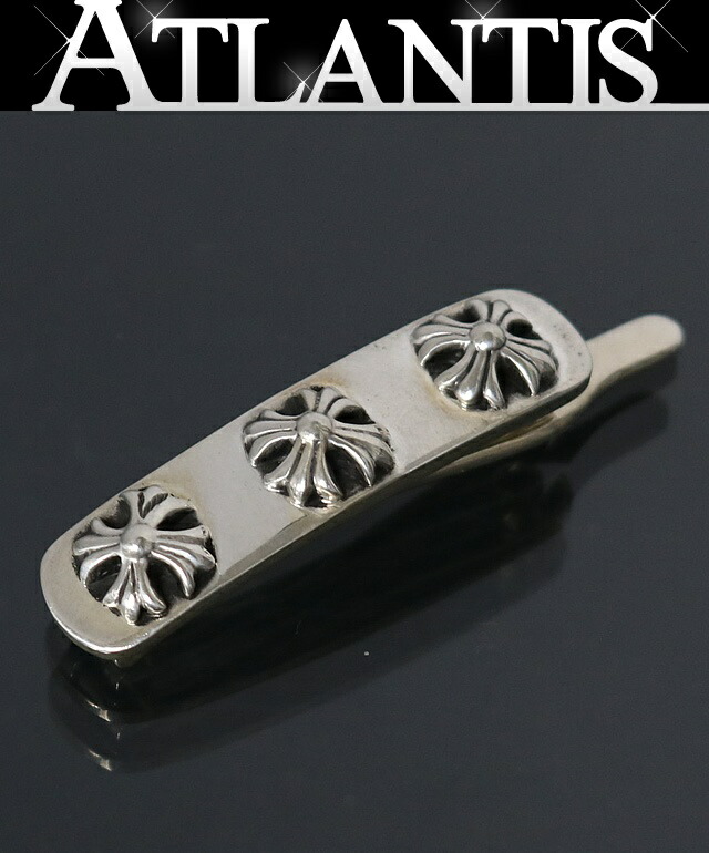 CHROME HEARTS 銀座店 クロムハーツ 3CHX 髪の毛バレッタ しろがね色 SV925 103319