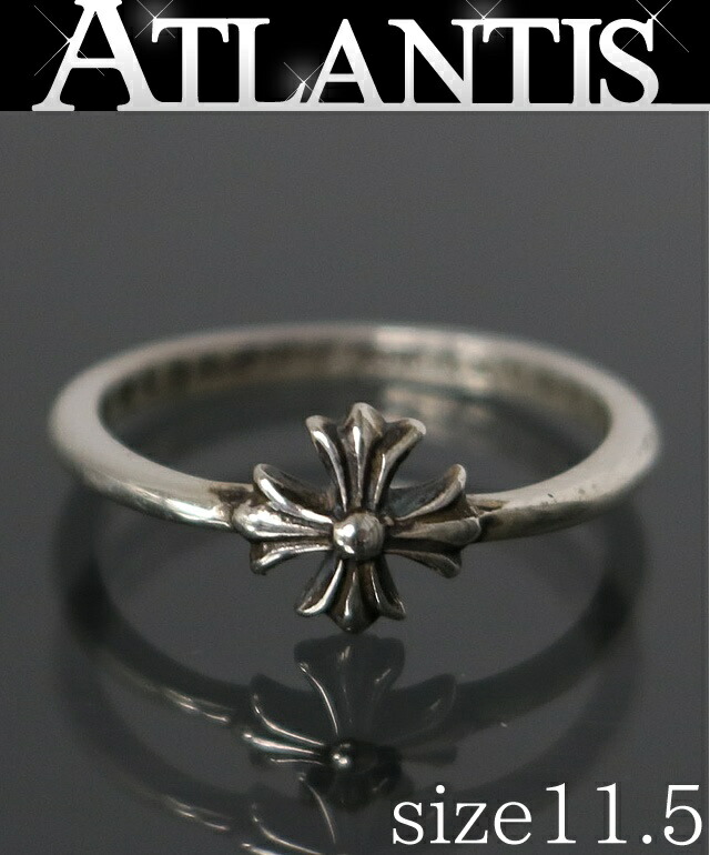 CHROME HEARTS 銀座店 新品 クロムハーツ 仕切り状付き添い人 砂上の楼閣チュインガム CHつけ加える 輪っか 指環 メンズ しろがね色 SV925 約11.5号 103333