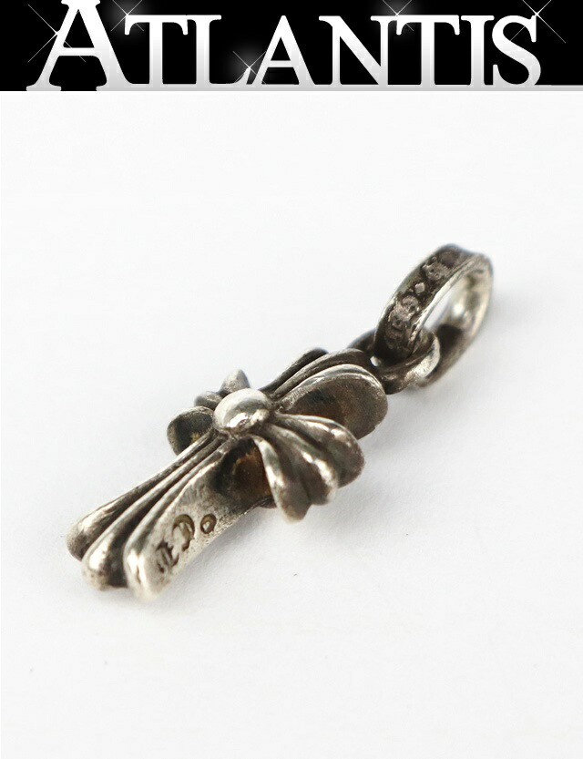 CHROME HEARTS 新宿店 クロムハーツ ベイビーファットクロス 惹きつける シャンデリヤ メンズ しろがね色 SV925 31136