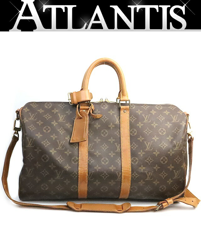 ルイヴィトン Louis Vuitton キーポルバンドリエール45 ボストンバッグ ショルダーバッグ モノグラム M41418 【74912】