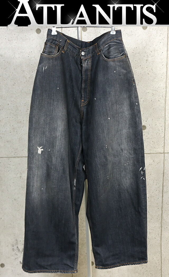 Acne Studios 銀座店 アクネ ストゥディオズ 黒いこと ジーンズズボン下 メンズ size:46 黒 103421