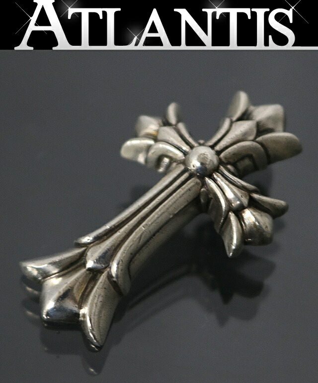 CHROME HEARTS 新宿店 クロムハーツ スモール ダブルCHはりつけ台 シャンデリヤ メンズ しろがね色 SV925 31267