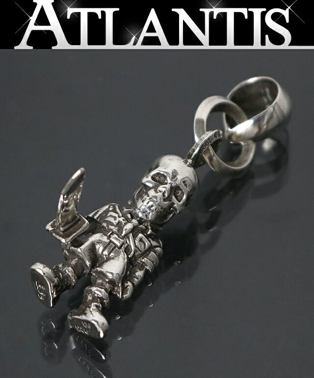 CHROME HEARTS 新宿店 クロムハーツ 仕切り状付き添い人 フォティ ペペ ウィズベイル シャンデリヤ 引きつける メンズ しろがね色 SV925 31234