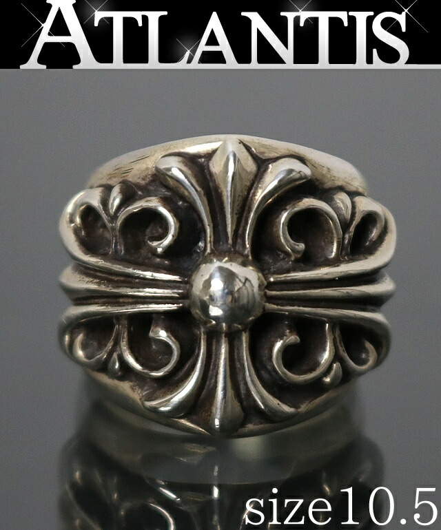 CHROME HEARTS 新宿店 クロムハーツ GK 輪っか 指環 メンズ SV925 約10.5号 31285