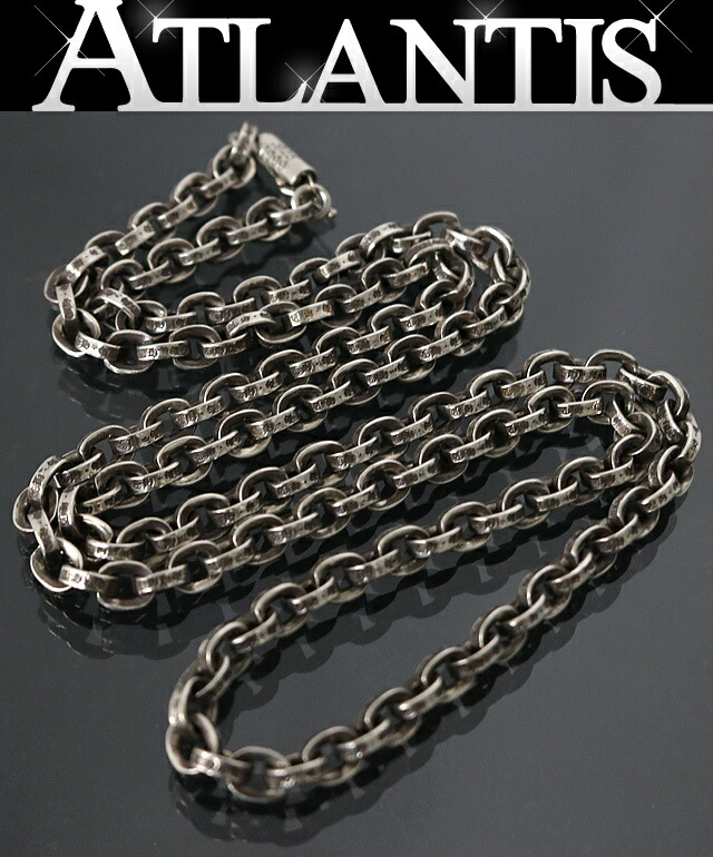 CHROME HEARTS 新宿店 クロムハーツ 調査報告チェーン店 首飾り 24in メンズ しろがね色 SV925 31264