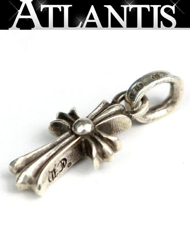 CHROME HEARTS 新宿店 クロムハーツ 新型 ベイビーファットクロスチャーム シャンデリヤ メンズ しろがね色 SV925 31258