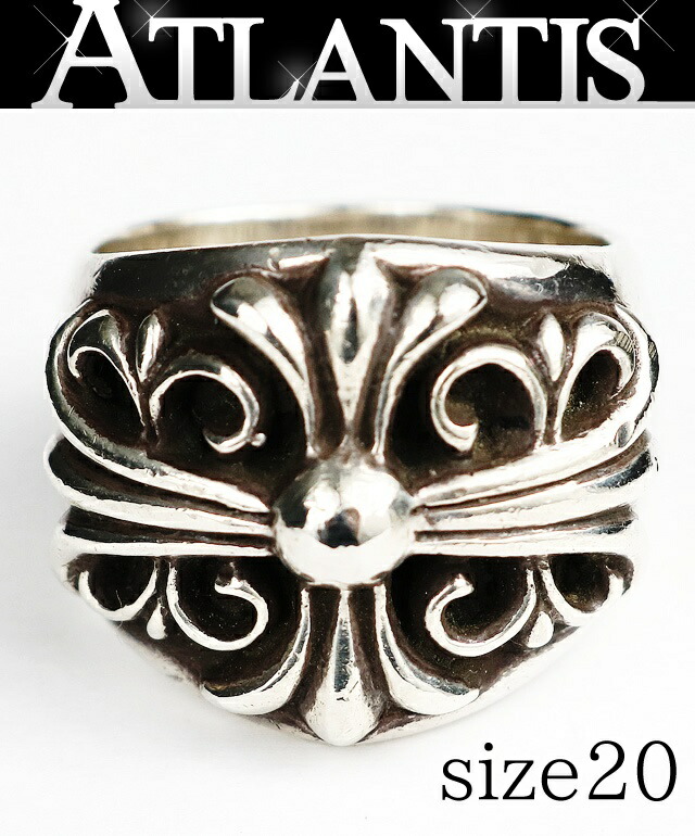 CHROME HEARTS 新宿店 クロムハーツ GK 輪っか 指環 メンズ SV925 約20号 31281
