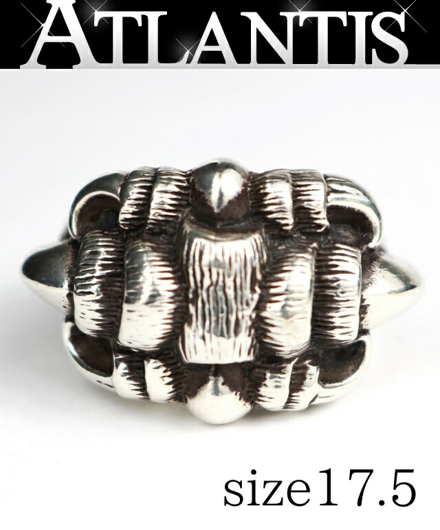 CHROME HEARTS 新宿店 クロムハーツ ビッグクローリング 指環 メンズ しろがね色 SV925 約17.5号 31339