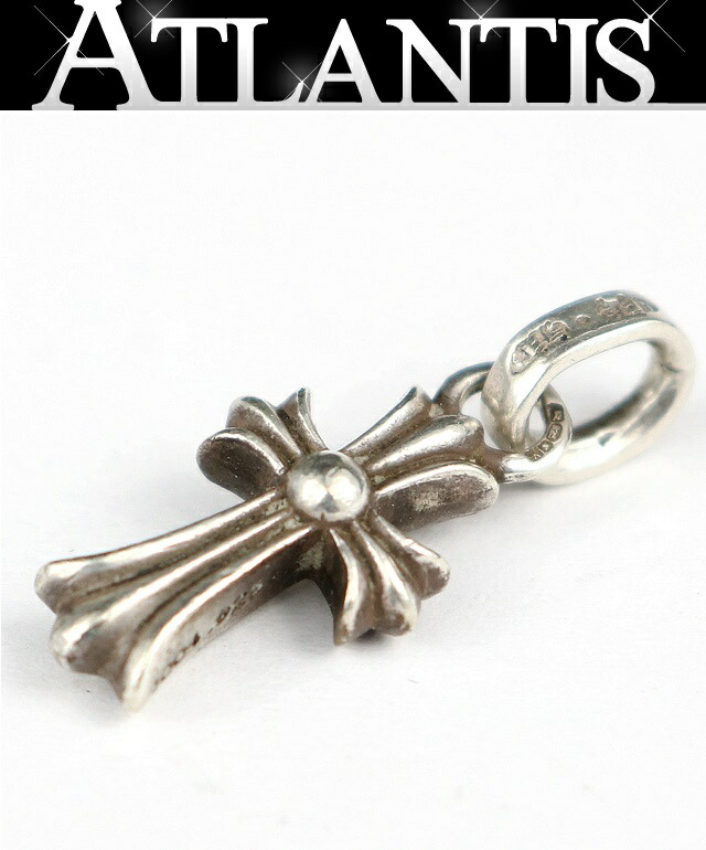CHROME HEARTS 新宿店 クロムハーツ 新型 ベイビーファットクロス 惹き付ける シャンデリヤ メンズ しろがね色 SV925 31257