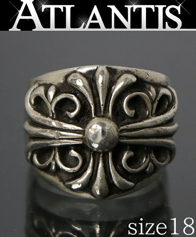 CHROME HEARTS 新宿店 クロムハーツ GK 輪っか 指環 メンズ SV925 約18号 31282
