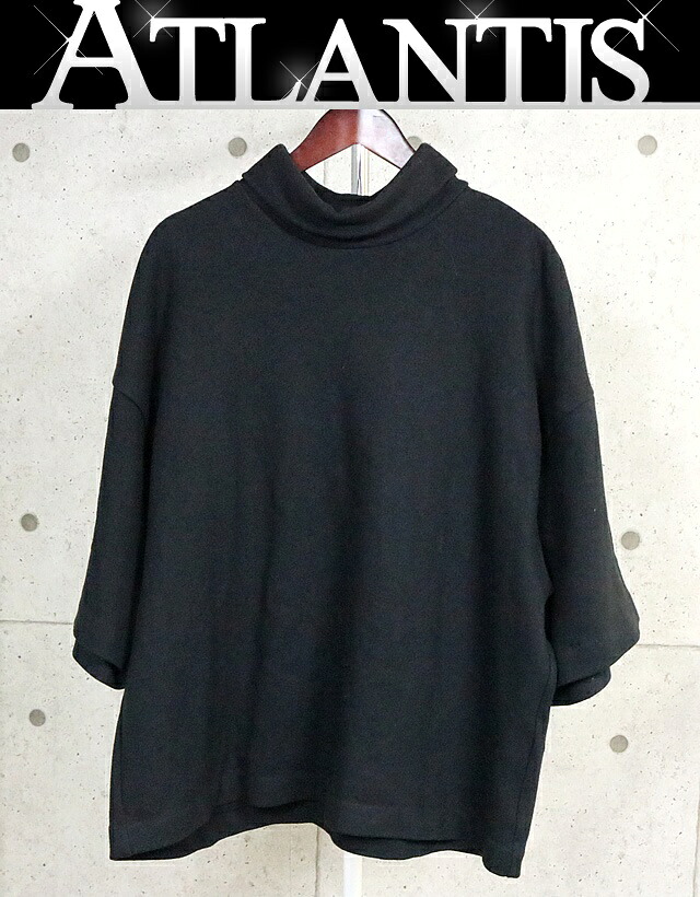 FEAR OF GOD 銀座店 フィア オブ 天道様 タートルネック 半袖 編み物 メンズ size:M 黒 103482