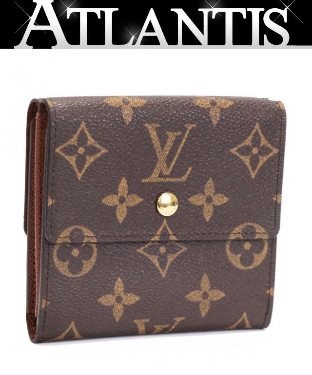 未使用 ルイヴィトン LOUIS VUITTON ポルト モネ ビエ カルト クレディ Wホック 財布 モノグラム M61652 【75102】｜アトランティス 50,940円