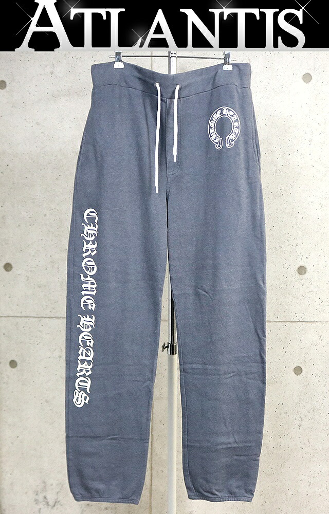 CHROME HEARTS 新宿店 クロムハーツ 鉄沓 オールドイングリッシュロゴ スウェットパンツ メンズ size:M 薄墨色 31315