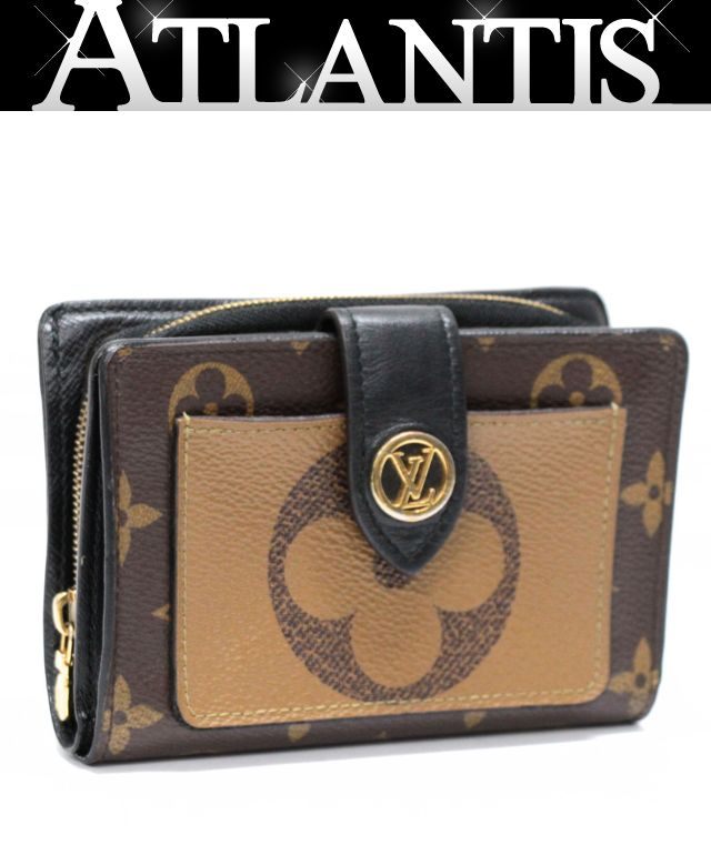 ルイヴィトン Louis Vuitton ポルトフォイユジュリエット 二つ折り紙入れ モノグラムジャイアントリバース M69432 【75220】