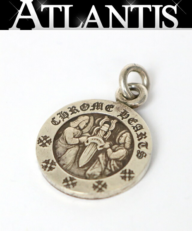 CHROME HEARTS 銀座店 クロムハーツ 天使シュロの葉 V1 シャンデリヤ 引きつける メンズ しろがね色 SV925 103549