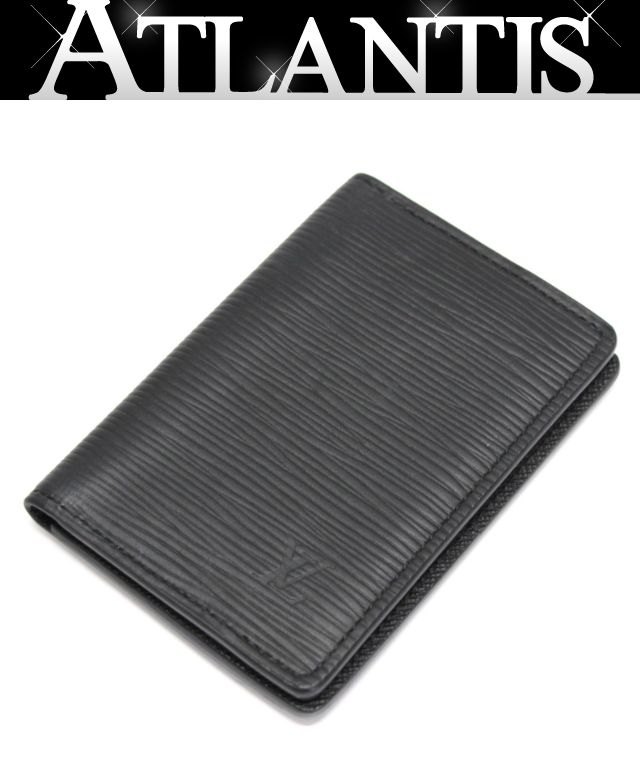Louis Vuitton ルイヴィトン オーガナイザー ドゥ ポッシュ カードケース エピ 黒 M60642 ※RFID 【75257】｜アトランティス