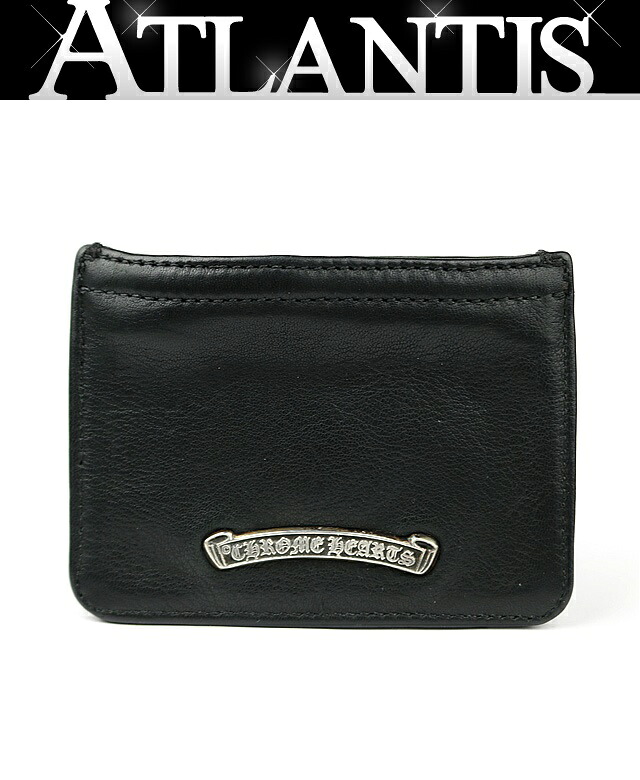 CHROME HEARTS 新宿店 クロムハーツ ジッパーチェンジパース 3×4 レザー コインケース メンズ シルバー SV925 黒 31544|アトランティス