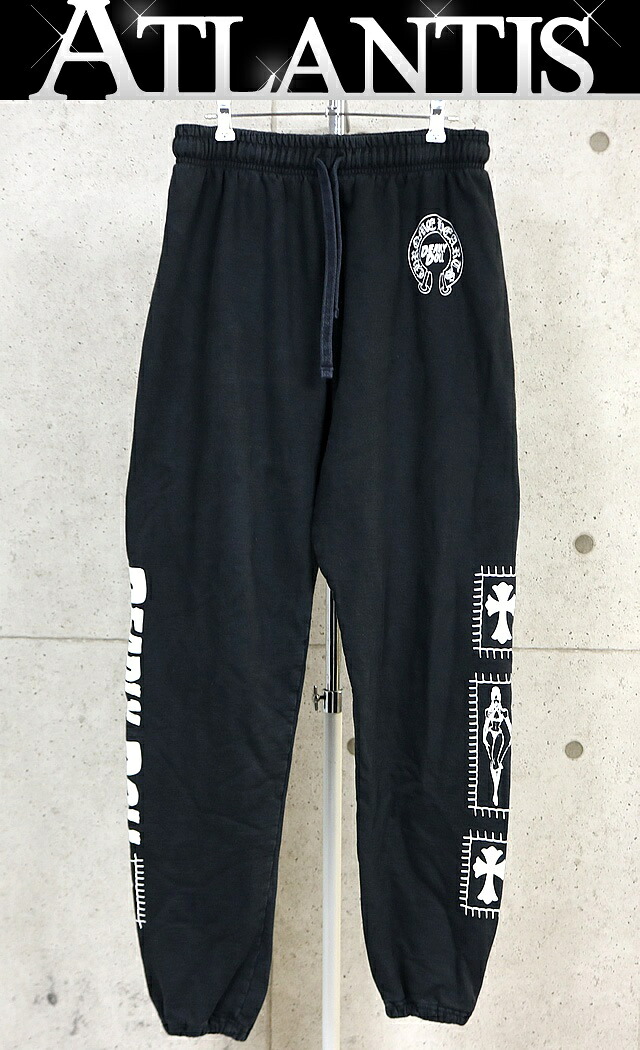 CHROME HEARTS 新宿店 クロムハーツ DEADLY DOLL スウェットパンツ メンズ size:L 黒 31604|アトランティス