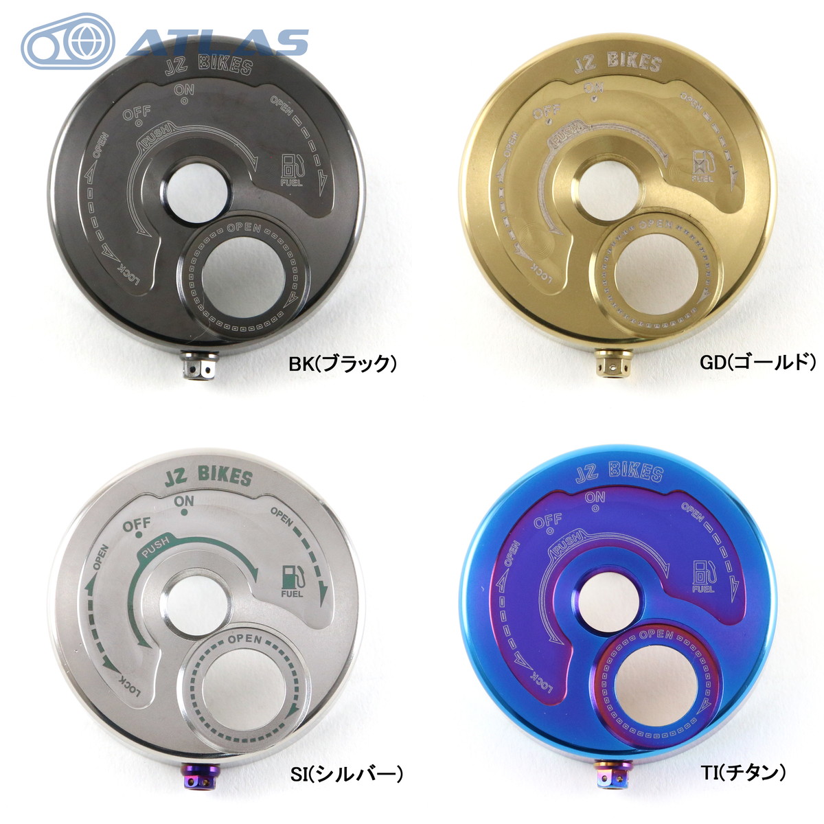 DIO系 TFC零四部品 鍛造チタンコートフェイスプーリー ライブディオZX