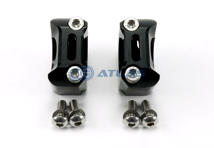 DOG HOUSE BW`S125 φ28.6mmテーパーハンドル用 ハンドルクランプセット ブラック