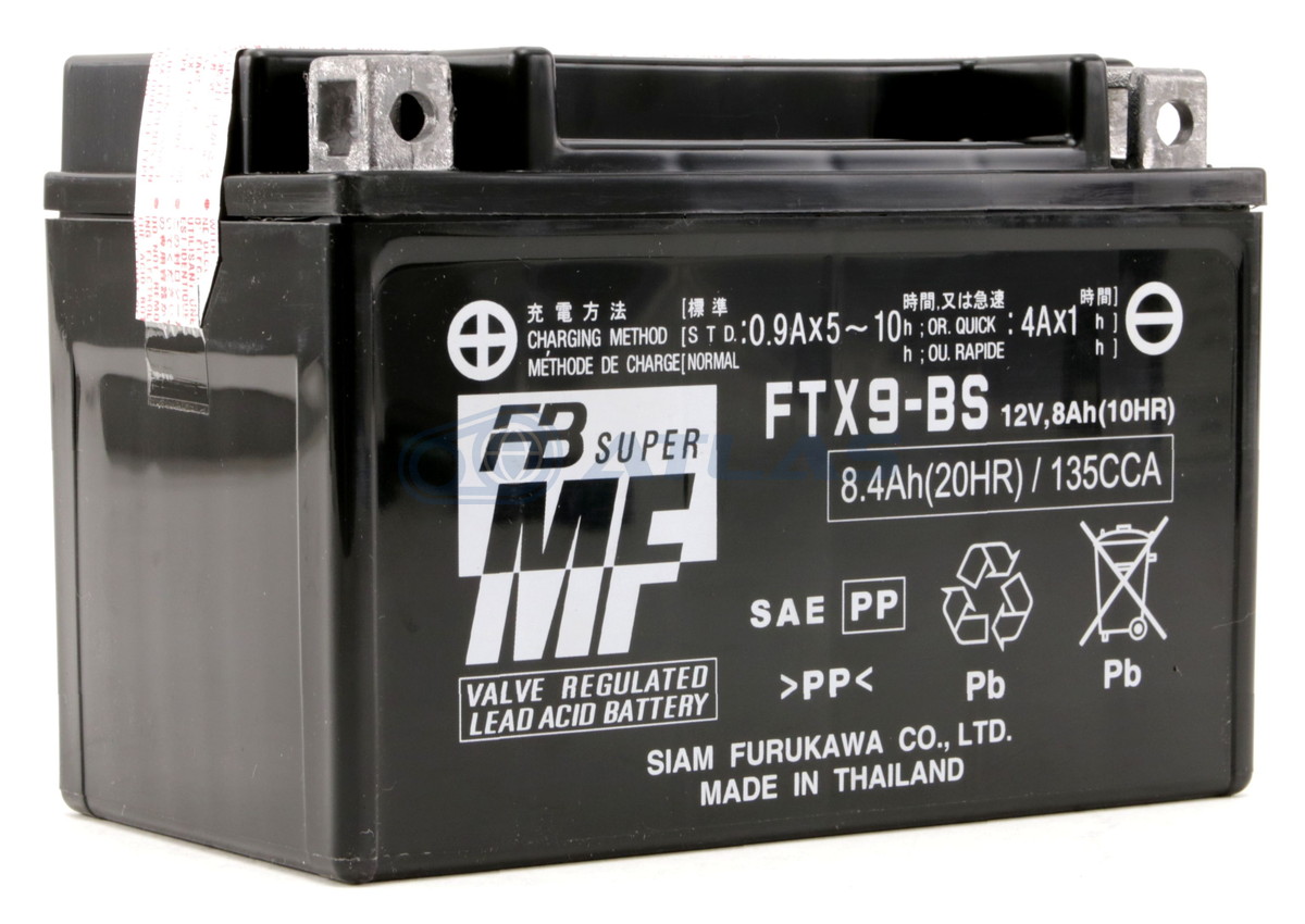 【楽天市場】古河電池 FURUKAWA BATTERY FTX9-BS 液入り充電済み メーカー1年保証 互換バッテリー YTX9-BS ...