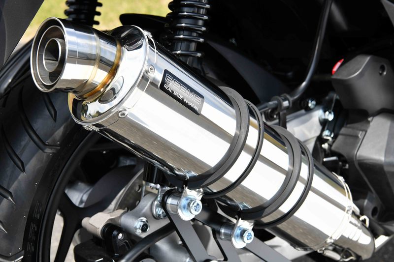 BEAMS G1014-53-008 PCX125 2023~ 8BJ-JK05 R-EVO ｽﾃﾝﾚｽｻｲﾚﾝｻｰ ビームス マフラー