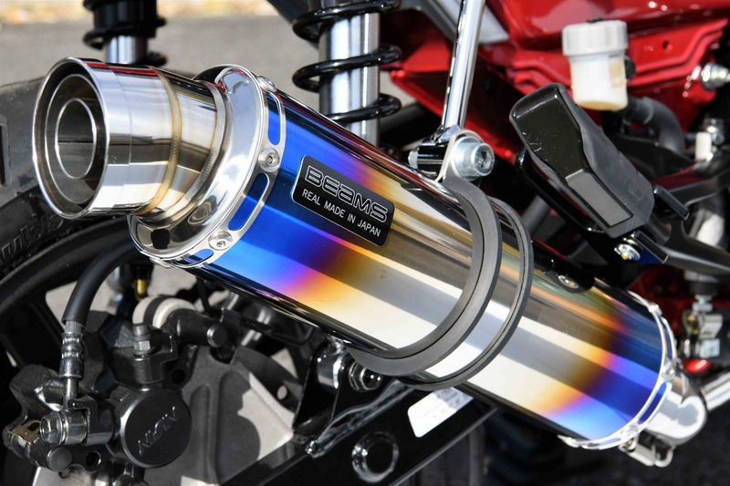 BEAMS G1012-53-007 DAX125 ダックス 8BJ-JB04 ﾌﾙｴｷ R-EVO チタン ビームス マフラー