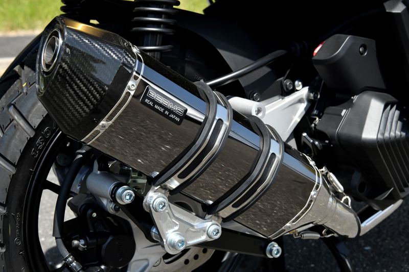 BEAMS G1013-62-000 ADV160 2023~ 8BK-KF54 CORSA-EVO2 SMB スーパーメタルブラックサイレンサー ビームス マフラー