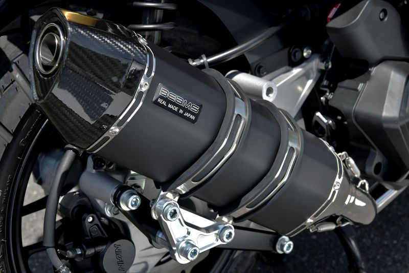 BEAMS G1013-63-000 ADV160 2023~ 8BK-KF54 CORSA-EVO2 MBK ﾏｯﾄﾌﾞﾗｯｸｻｲﾚﾝｻｰ ビームス マフラー