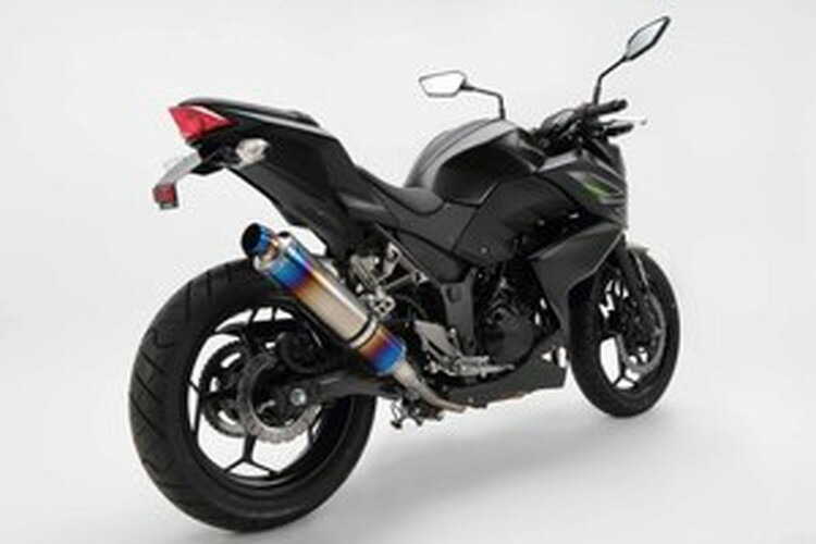 BEAMS マフラー D416-53-P1S Z250 R-EVO スリップオン ヒートチタンサイレンサー ビームス