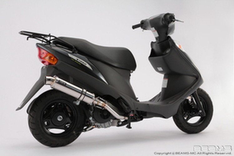 BEAMS マフラー B307-53-008 ADDRESS V 125 アドレス R-EVO ステンレスサイレンサー ビームス