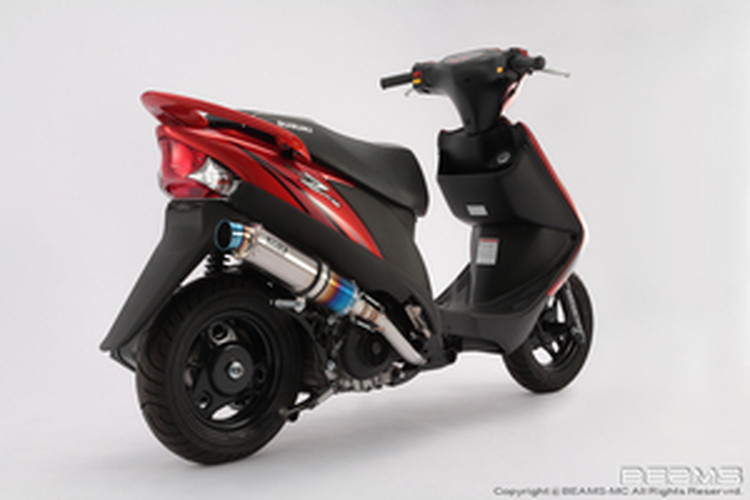 アドレスv125g BEAMS マフラー BEAMS マフラー 送料無料 ビームス アドレスV125 UZ125X SS300チタン