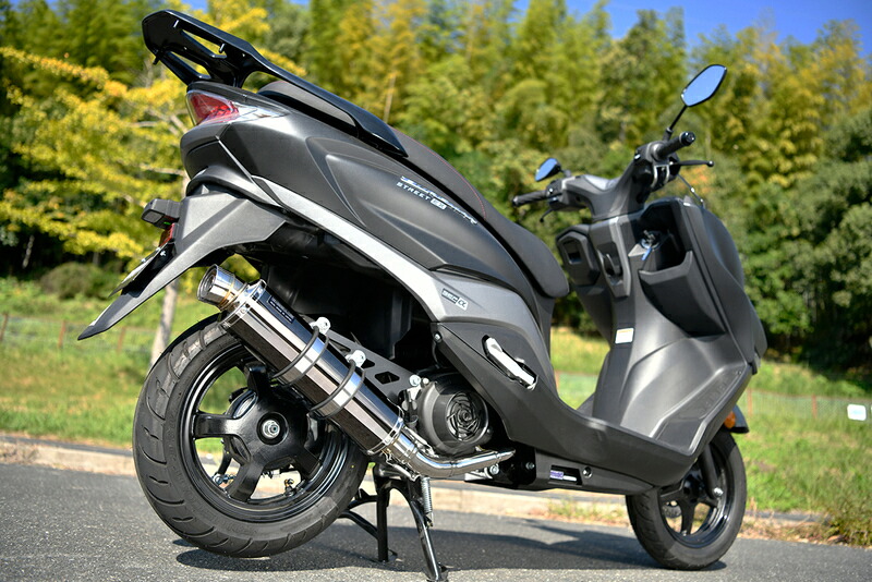 BEAMS G348-53-005 バーグマンストリート125EX BURGMAN 8BJ-EA23M R-EVO SMB ビームス マフラー