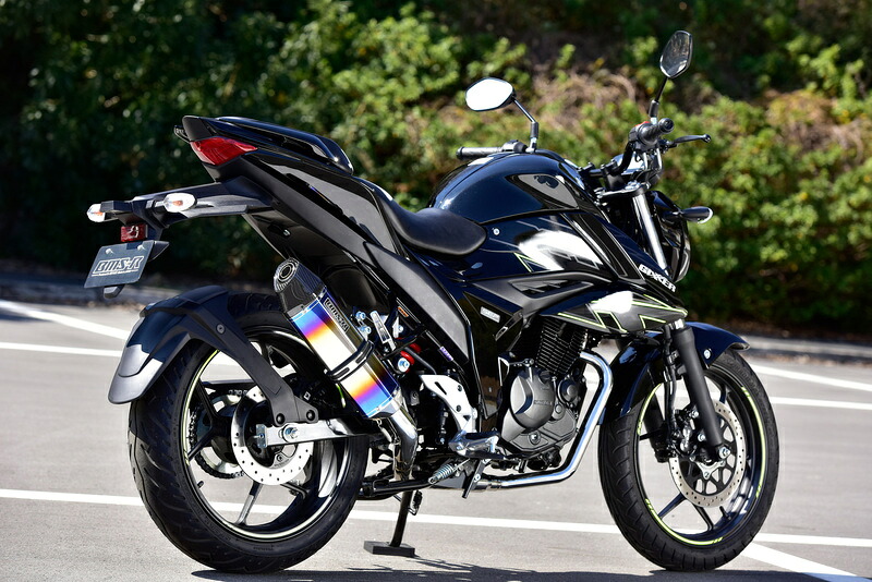 BEAMS G351-65-SF1 GIXXER150 ジクサー 8BK-ED131 CORSA-EVO2 ヒートチタン ビームス マフラー｜アトラスダイレクトショップ