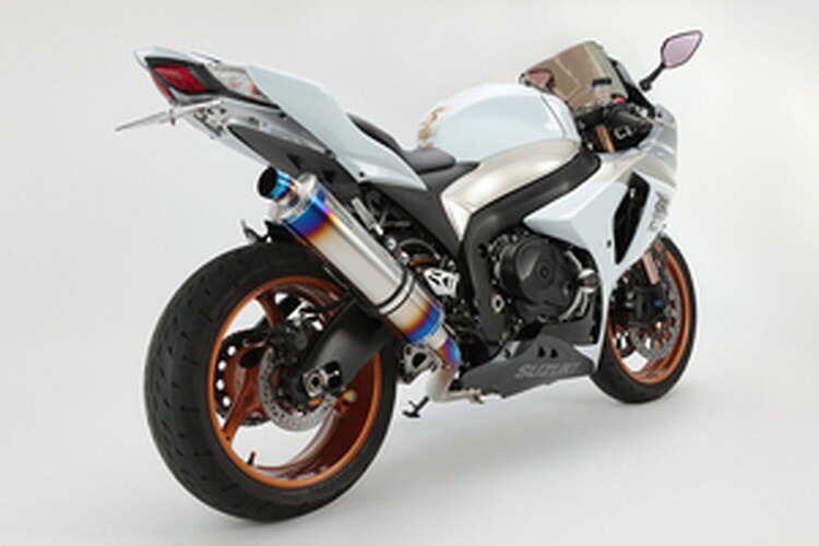 BEAMS マフラー D323-53-P1S GSX-R1000 '09~'10 ラウンド ヒートチタン スリップオン ビームス