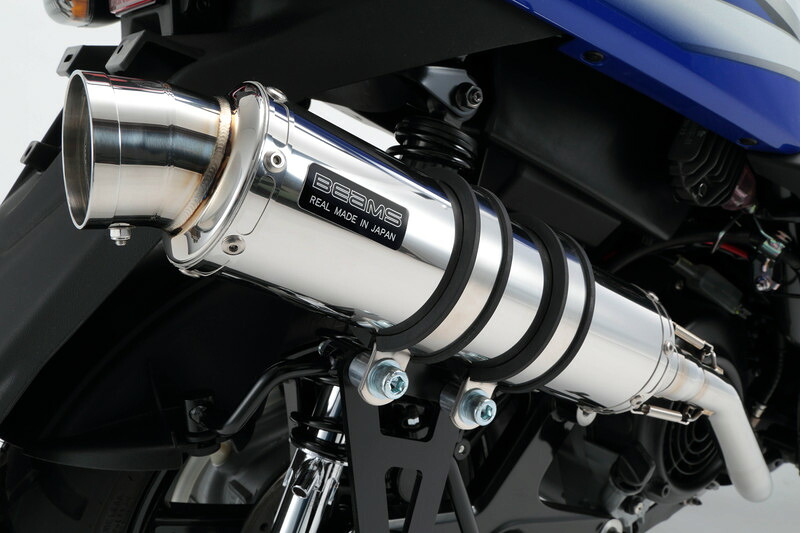 BEAMS BW’S125 マフラー G243-53-008 2016~ 国内モデル ビーウィズ EBJ-SEA6J R-EVO ステンレス ビームス