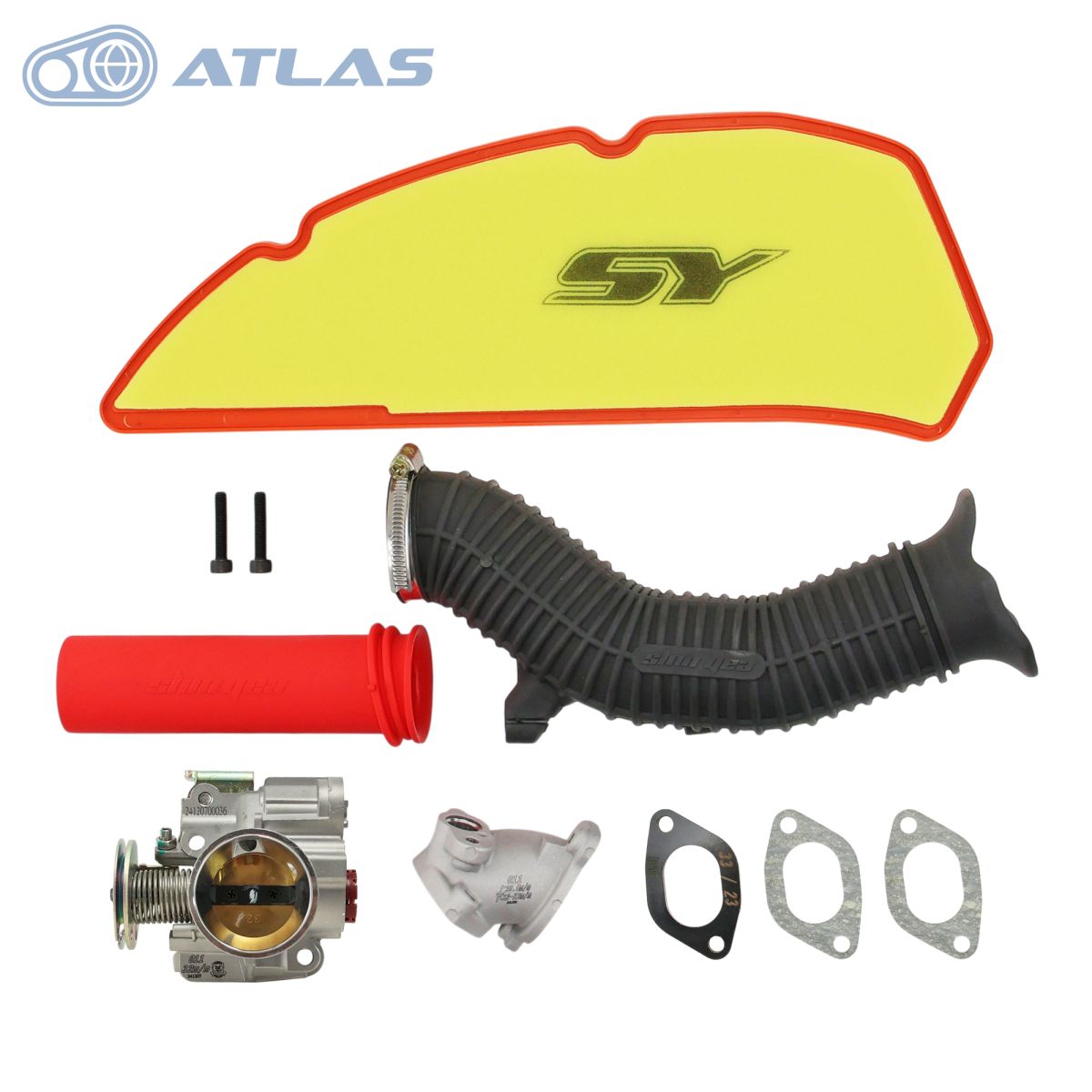 新雅部品 7型シグナスX CYGNUS X XR インテークパイプビッグスロットルボディセット Φ32mm 162cc~|アトラスダイレクトショップ