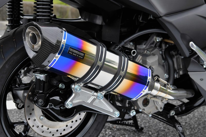 BEAMS マフラー G259-66-001 XMAX250 GT-CORSA ヒートチタンサイレンサー フルエキ ビームス|アトラスダイレクトショップ