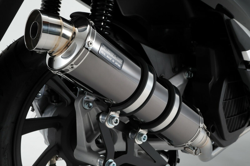 BEAMS マフラー G183-54-005 PCX HYBRID 2AJ-JF84 R-EVO2 スーパーメタルブラック フルエキ ビームス