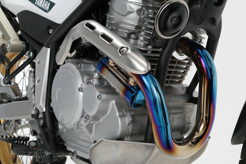 BEAMS ビームス マフラー G261-65-100 18~ SEROW250 Fi セロー ｻﾌﾞﾁｬﾝﾊﾞｰ付き フルチタンフロントパイプ