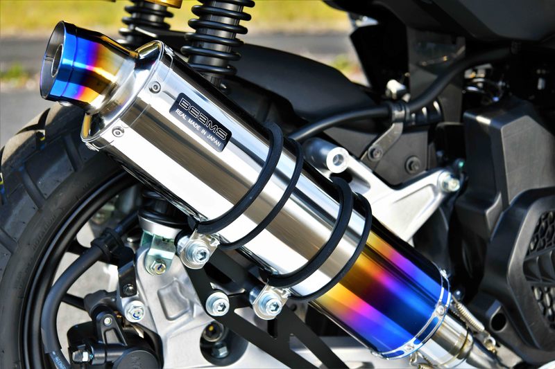 BEAMS G194-53-007 ADV150 2BK-KF38 R-EVO ヒートチタン フルエキ ビームス マフラー