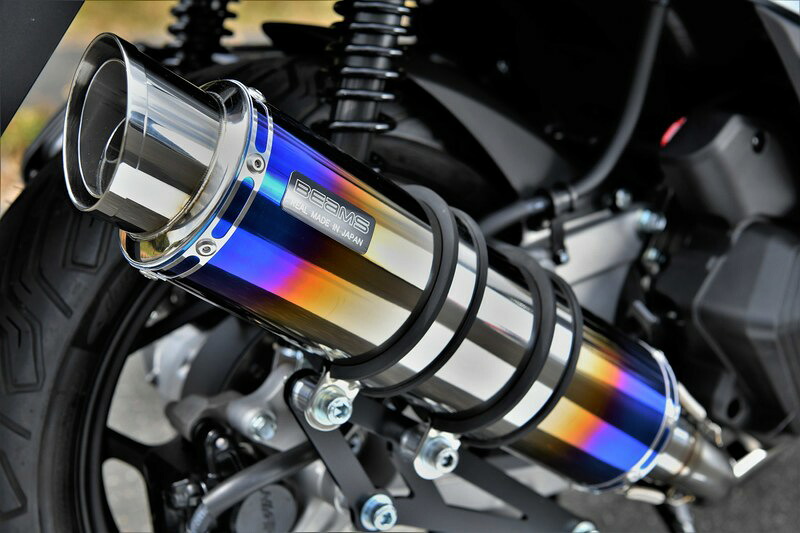 BEAMS G195-54-007 PCX 2021~ 2BJ-JK05 R-EVO2 ヒートチタン ビームス マフラー