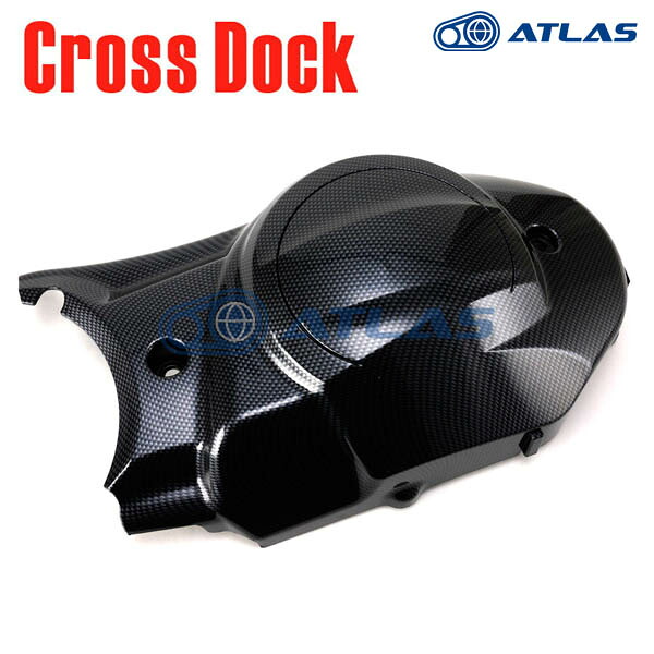 CROSS DOCK MAJESTY S マジェスティS SMAX用クランクケースカバー ブラックカーボン｜アトラスダイレクトショップ 8,809円
