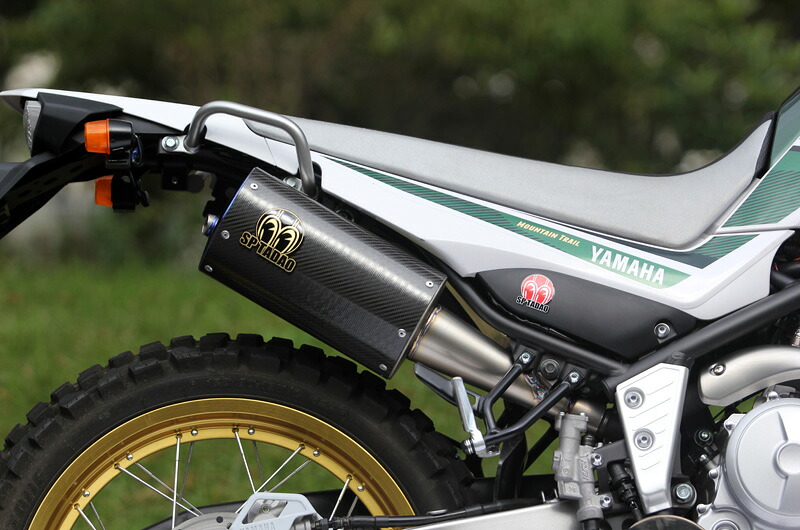 SP TADAO SP忠男 ﾏﾌﾗｰ SEROW250 ｾﾛｰ ｻｲﾚﾝｻｰ JBK-DG17J 2BK-DG31J POWERBOX Titan&Carbon ｽﾘｯﾌﾟｵﾝ SE2-PB-03