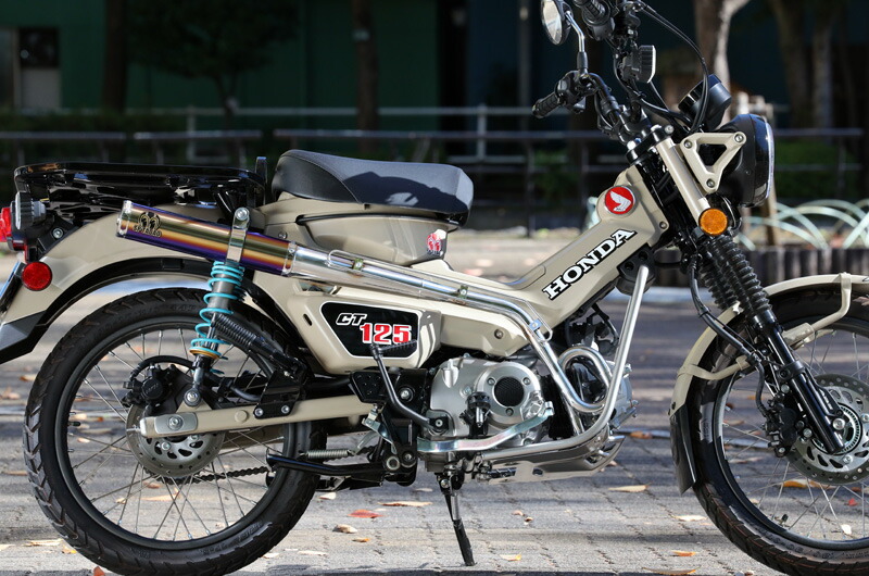 【美品】CT125 SP忠男 カーボンマフラー　JA65用 楽天市場】SP TADAO SP忠男マフラー 2023～ CT125 (8BJ-JA65