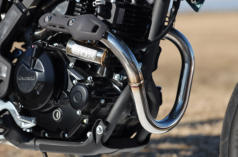SP TADAO SP忠男マフラー 25~KLX230SM (8BK-LX232A) POWERBOXパイプ KL2-PB-11