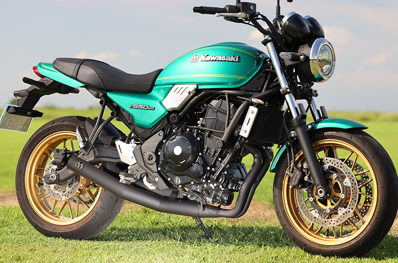 SP TADAO SP忠男 マフラー Z6R-PB-01 Kawasaki Z650RS (8BL-ER650M) POWERBOX FULL 2in1耐熱ブラック|アトラスダイレクトショップ