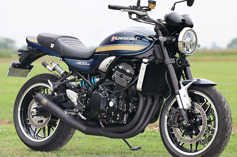 SP TADAO SP忠男 マフラー Z9R-PB-21 23~Z900RS (8BL-ZR900K) POWERBOX FULL 4in1 耐熱ブラック｜アトラスダイレクトショップ