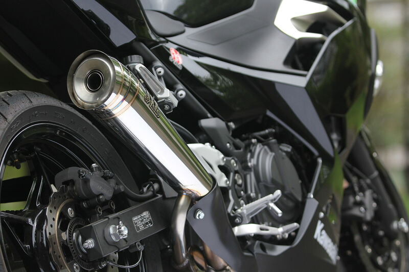SP TADAO SP忠男 マフラー NI2-PB-31 18~Ninja400 2BL-EX400G ニンジャ POWERBOX MEGAPHONE スリｯフﾟオン｜アトラスダイレクトショップ