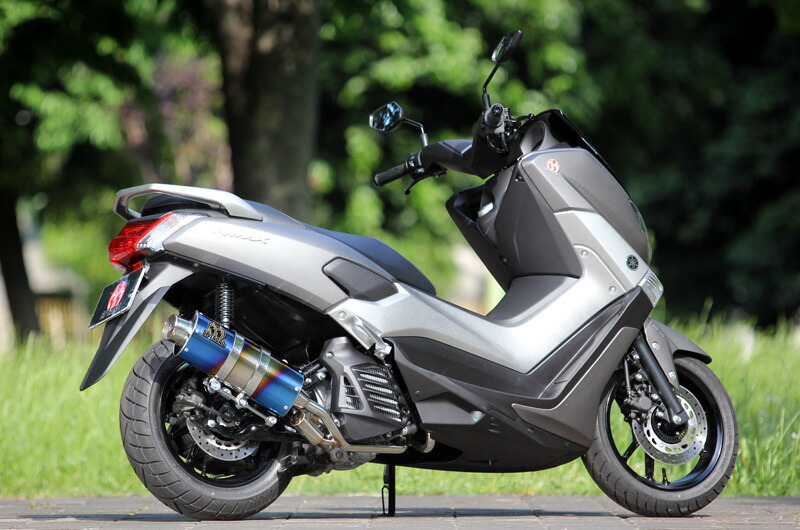 SP TADAO マフラ-NM1-PB-14 NMAX155 2BK-SG50J 国内 SG315 インドネシア POWERBOXFULL サイレントバージョン チタンブルー フルエキ|アトラスダイレクトショップ